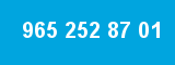 965 252 87 01 965 252 87 01